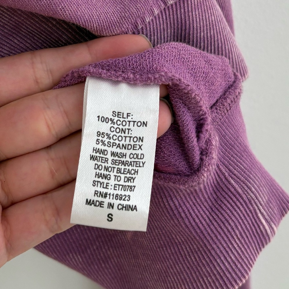 Easel Flower Patch Oversized Pullover Small - image 5